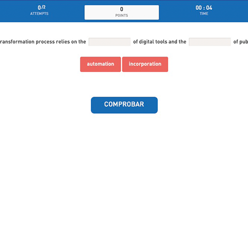 Complete the sentence 2