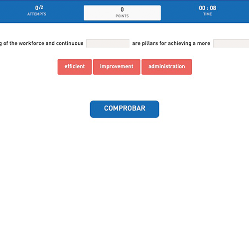 Complete the sentence 6