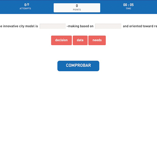 Complete the sentence 8