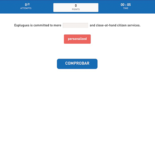 Complete the sentence 11