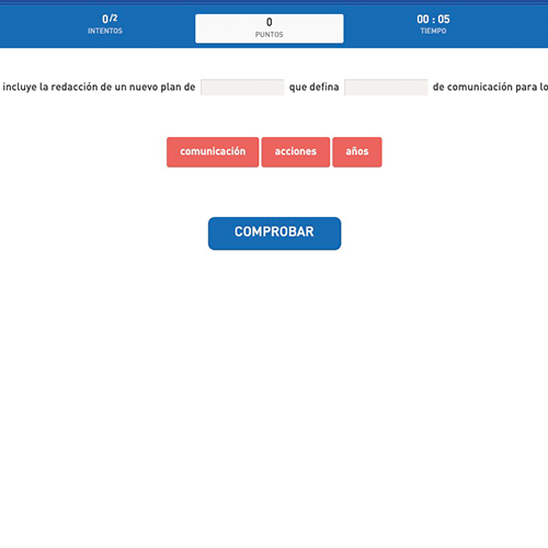 Completa la frase 12