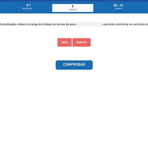 Completa la frase 13