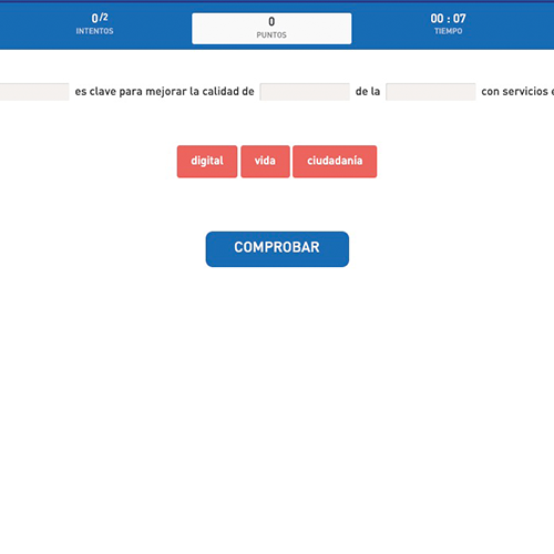 Completa la frase 14