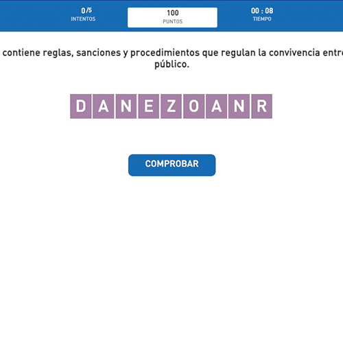 Ordena las letras 13