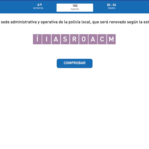 Ordena las letras 14