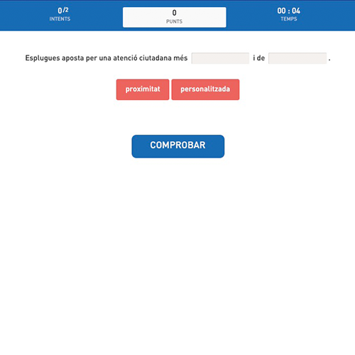 Completa la frase 11