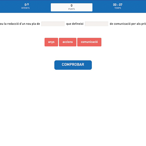 Completa la frase 12