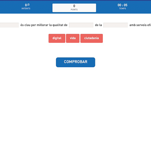 Completa la frase 14