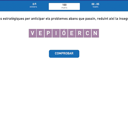 Posa les lletres en ordre 3