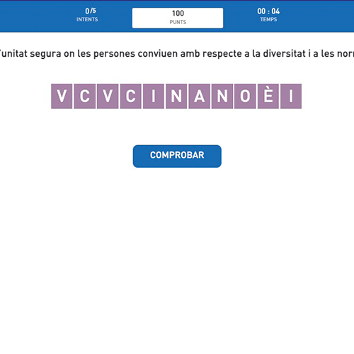 Posa les lletres en ordre 4