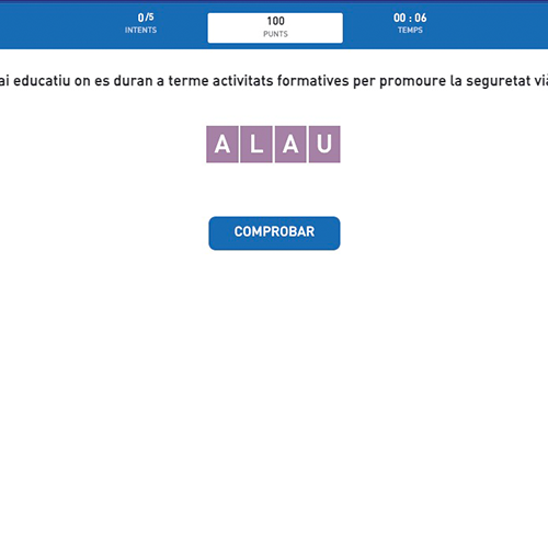 Posa les lletres en ordre 7