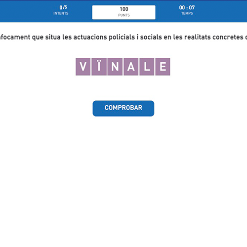 Posa les lletres en ordre 8