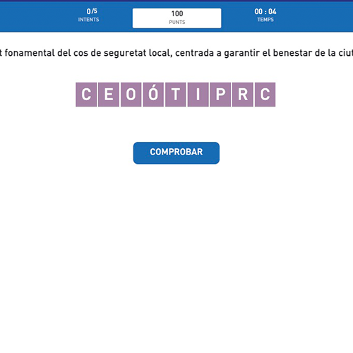 Posa les lletres en ordre 10